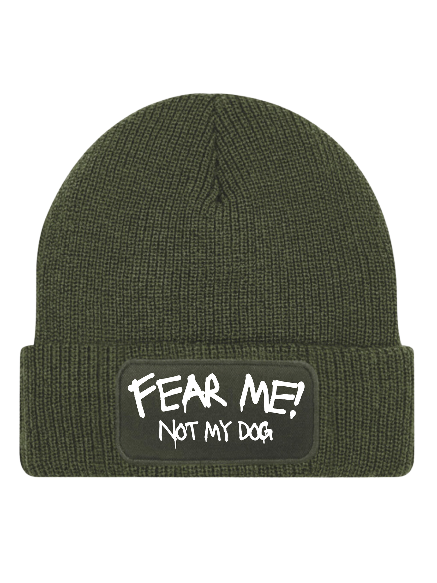 Beanie "FEAR OF DOG"