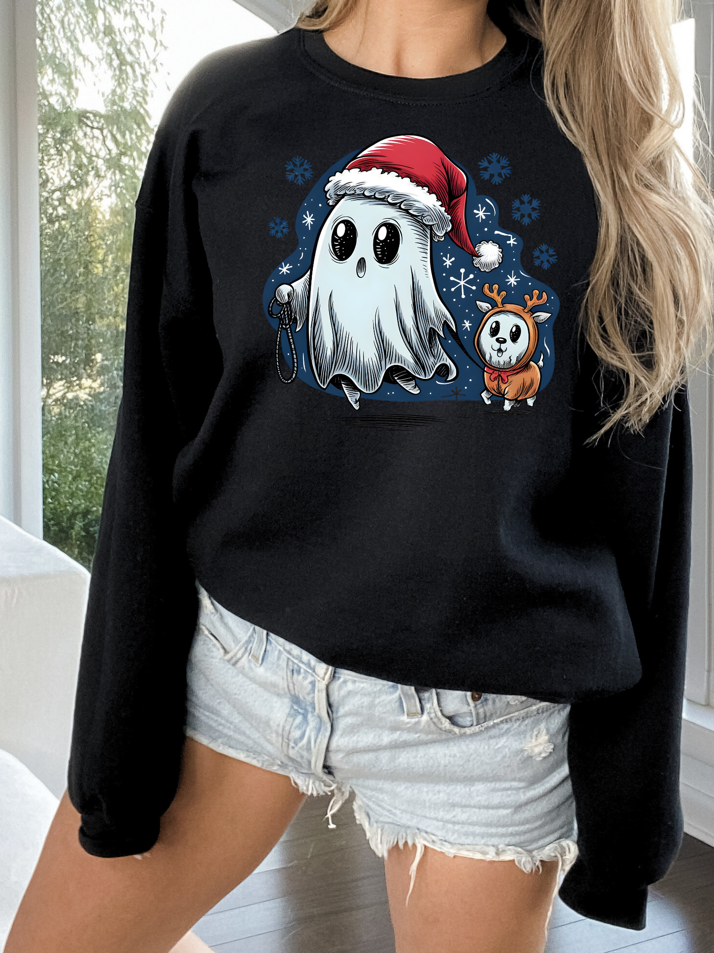 Crewneck "XMAS GHOST DOG"