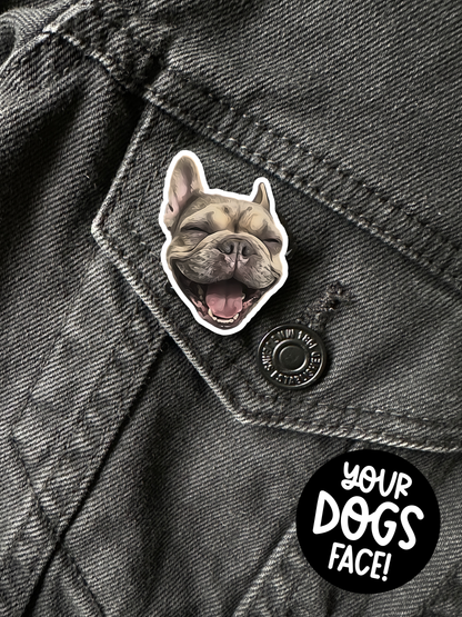 Acryl Ansteckpin "AL PAWCHINO"