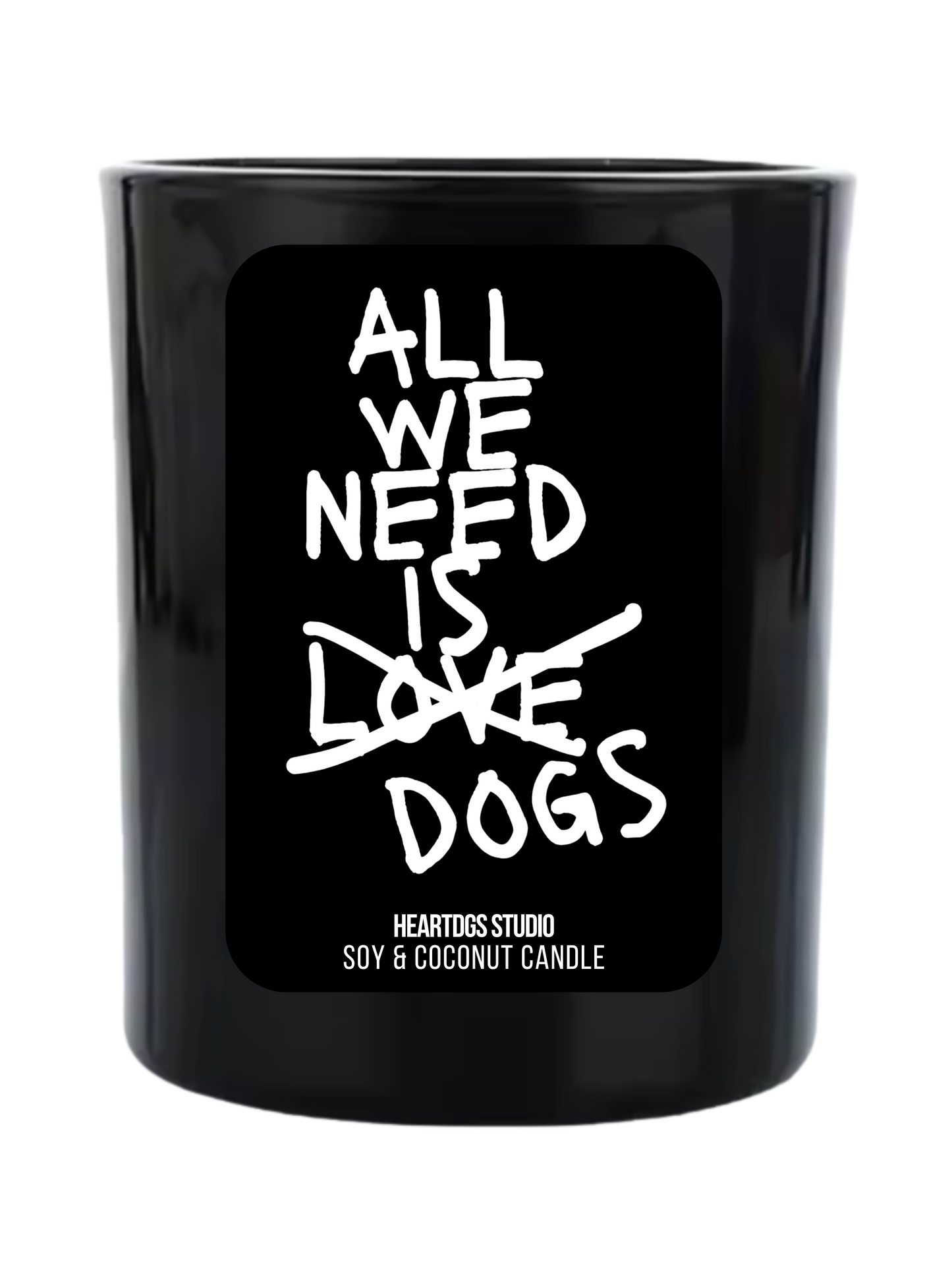 BLCK EDITION Kerze "ALL WE NEED"