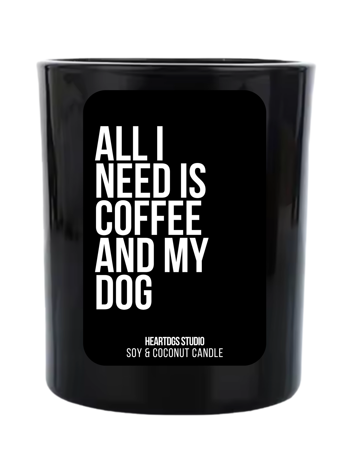BLCK EDITION Kerze "COFFEE AND MY DOG"