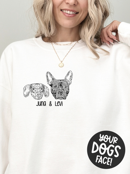 Crewneck "PAWTRAIT"