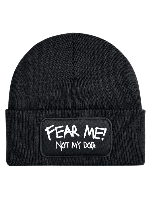 Beanie "FEAR OF DOG"