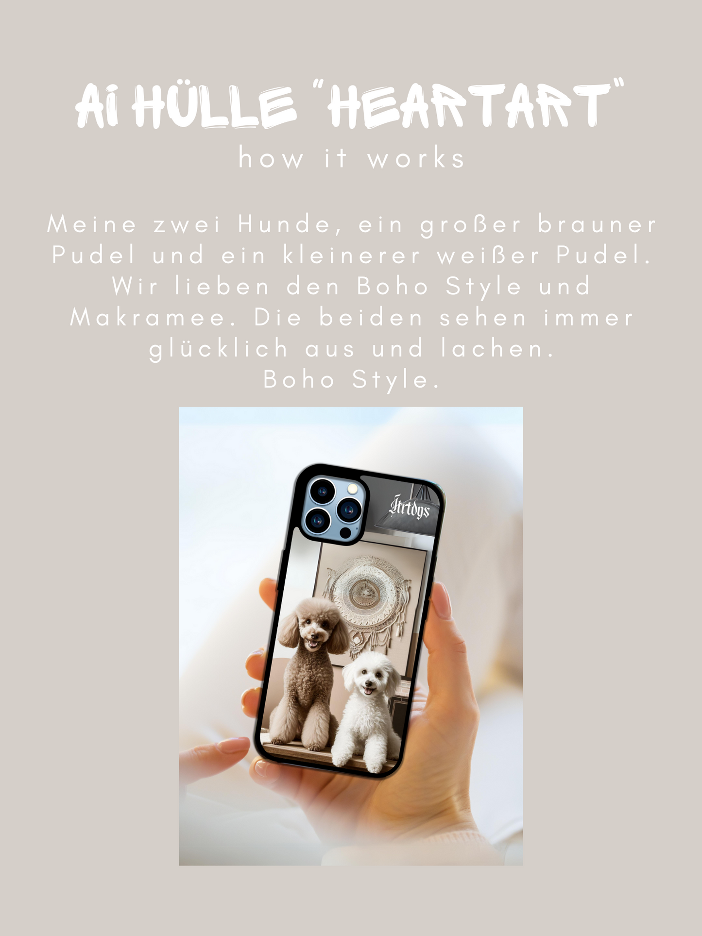 AI Handyhülle "HEARTART"