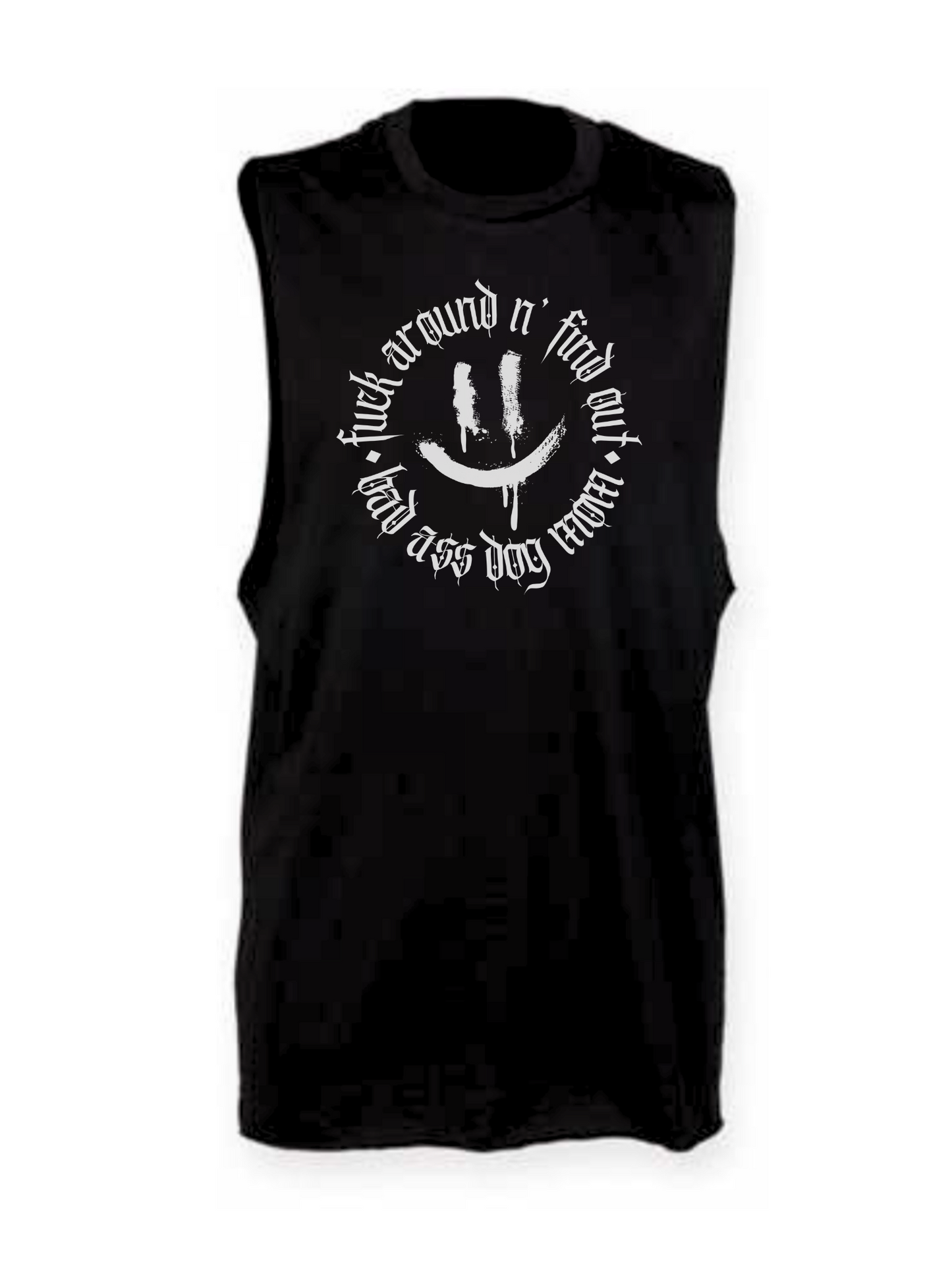 Unisex Loose Tank "FUCK AROUND"